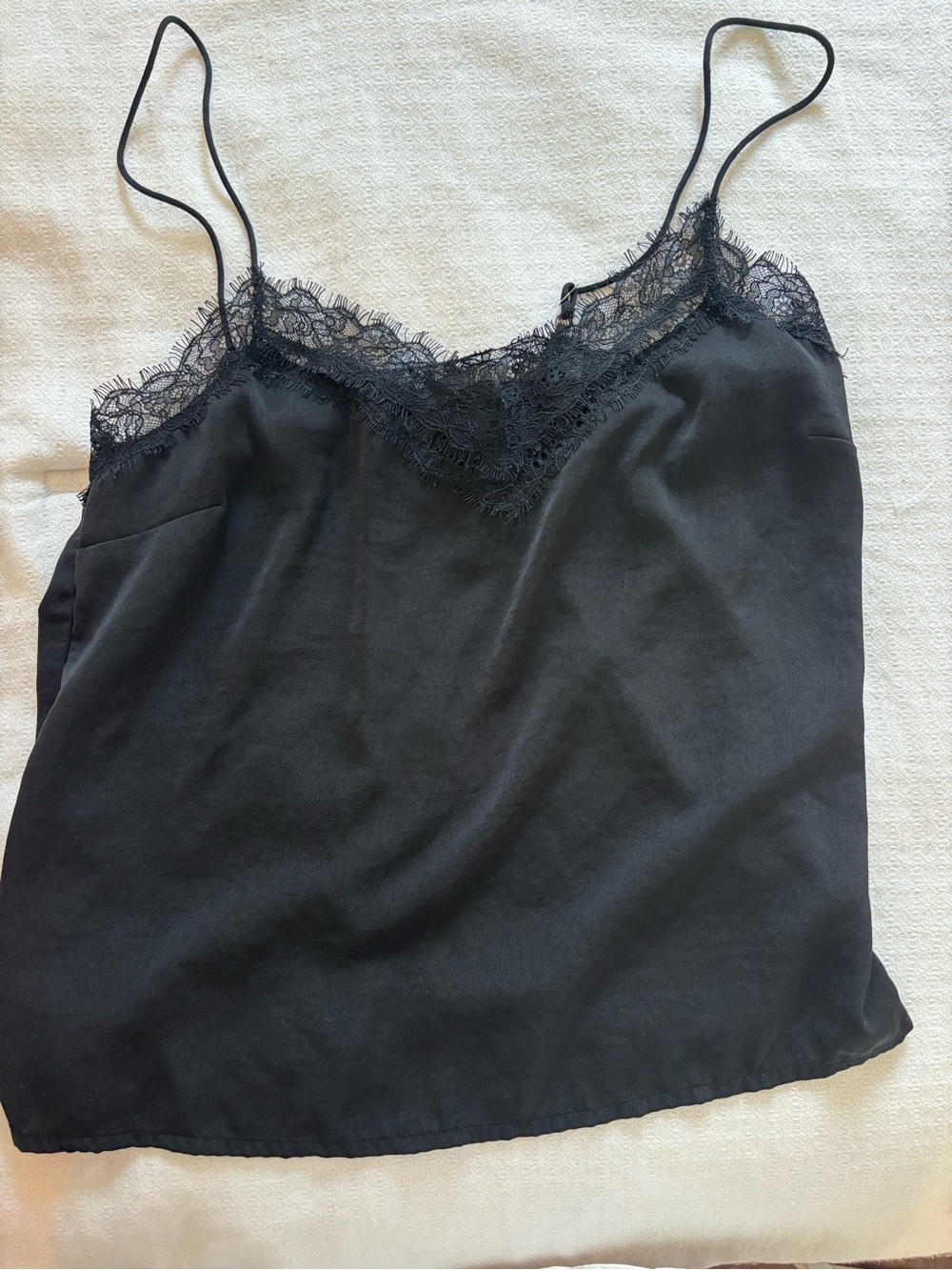 Banana Republic Black Lace Trim Cami